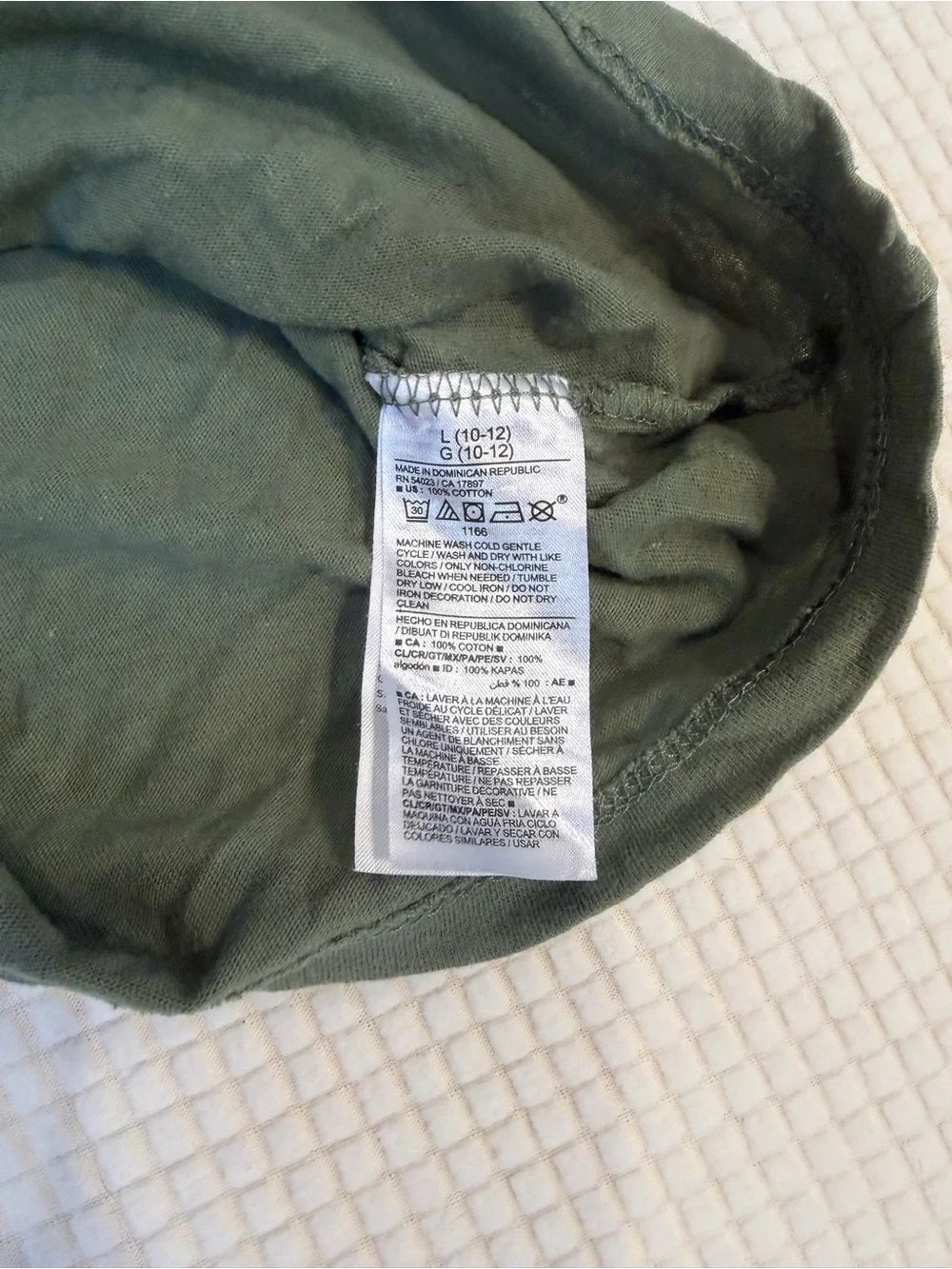 Old Navy sweetest message